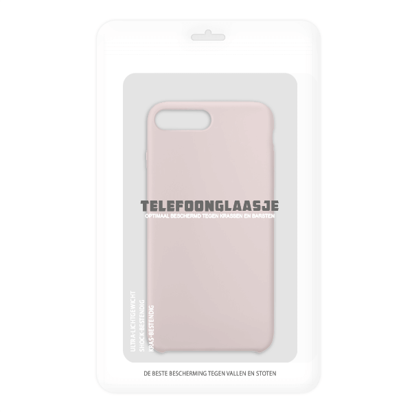 iPhone 7 / 8 Plus siliconen back case - Pink Sand