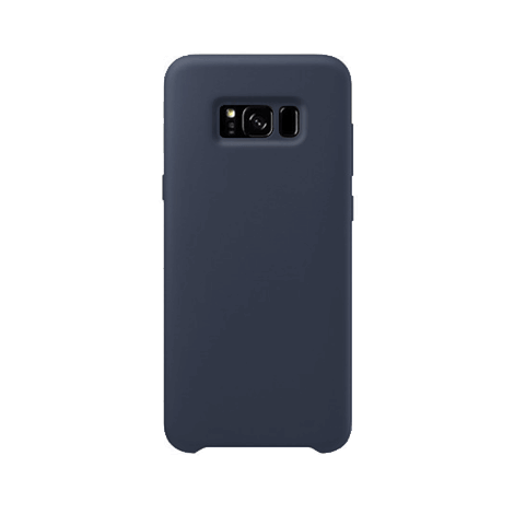 Samsung S8 hoesje siliconen Darkblue - Telefoonglaasje