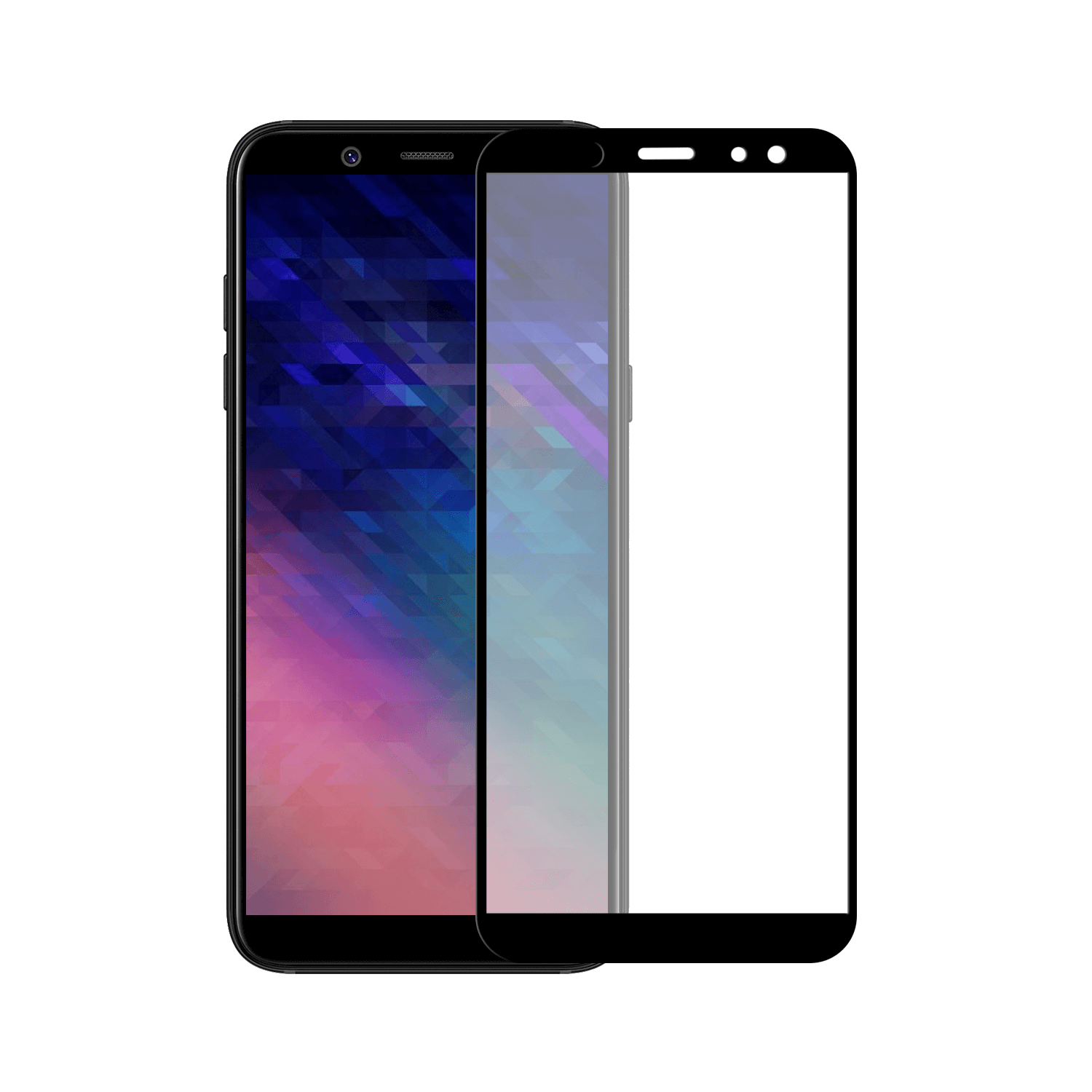 Samsung A6 2018 screenprotector - Gehard glas Telefoonglaasje