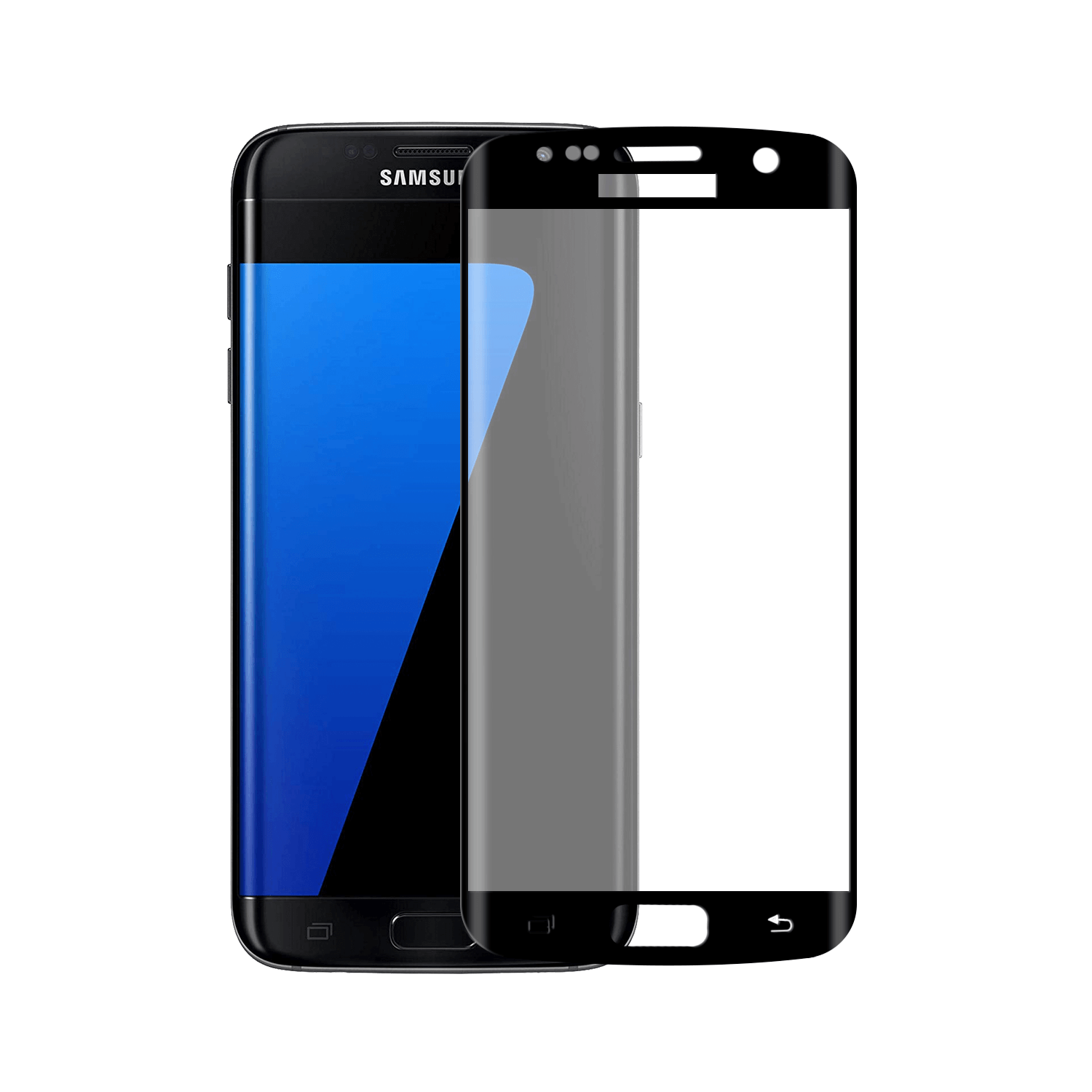Zegevieren schokkend onze Samsung Galaxy S7 Edge screenprotector - Gehard glas - Telefoonglaasje