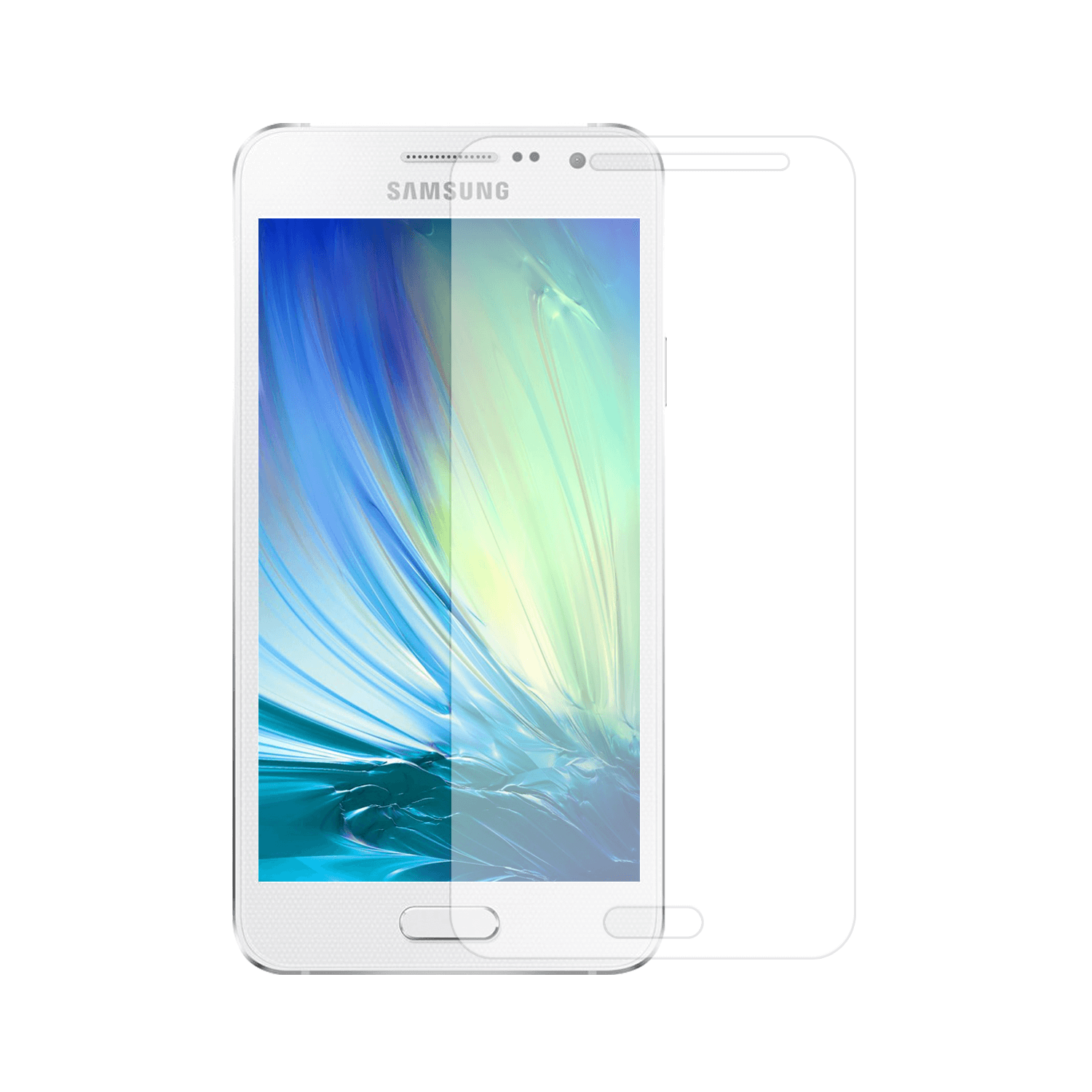 varkensvlees auteur Somber DuoPack: 2 x Samsung Galaxy A3 2015 screenprotector - Telefoonglaasje
