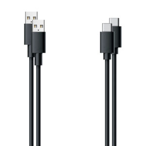 USB-A naar USB-C kabel 2-pack
