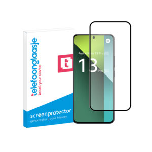 Telefoonglaasje Edge to Edge screenprotector gehard glas Xiaomi Redmi Note 13 Pro 5G met verpakking