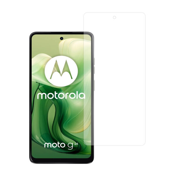 Telefoonglaasje Motorola Moto G24 gehard glas screenprotector standard fit