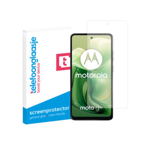 Telefoonglaasje Motorola Moto G24 gehard glas screenprotector standard fit met verpakking