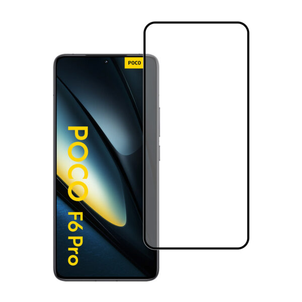 Telefoonglaasje Edge to Edge screenprotector gehard glas Xiaomi Poco F6 Pro