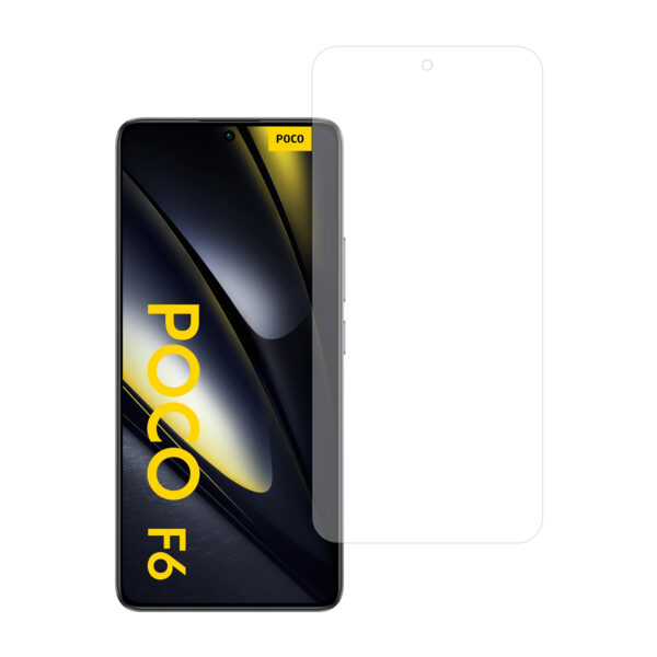 Telefoonglaasje Xiaomi Poco F6 gehard glas screenprotector standard fit