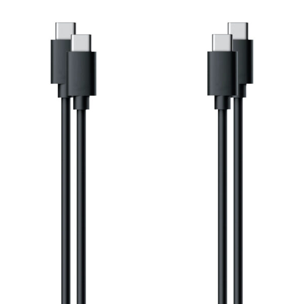 Telefoonglaasje USB-C naar USB-C kabel 1 meter 2-pack