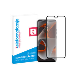 Telefoonglaasje Edge to Edge screenprotector gehard glas Motorola Edge 50 Pro met verpakking