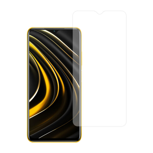 Telefoonglaasje Xiaomi Poco M3 gehard glas screenprotector standard fit