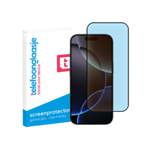 Telefoonglaasje Edge to Edge Anti-Blue Light iPhone 16 Pro Max screenprotector met verpakking