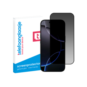 Telefoonglaasje Edge to Edge iPhone 16 Pro Max Privacy screenprotector gehard glas met verpakking