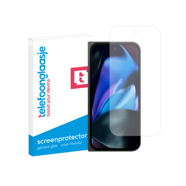 Telefoonglaasje Google Pixel 9 Pro Fold gehard glas screenprotector standard fit met verpakking