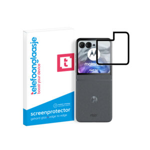 Telefoonglaasje Motorola RAZR 50 gehard glas screenprotector Edge to Edge met verpakking