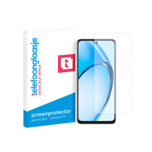 Telefoonglaasje OPPO A60 gehard glas screenprotector standard fit met verpakking