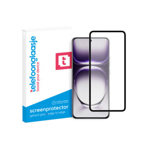 Telefoonglaasje OPPO Reno12 gehard glas screenprotector Edge to Edge met verpakking